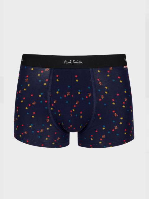 Paul Smith 'Artist Stripe Rabbit' Print Boxer Briefs