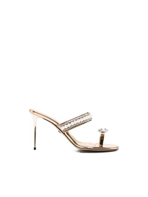 MACH & MACH pearl-embellished sandals