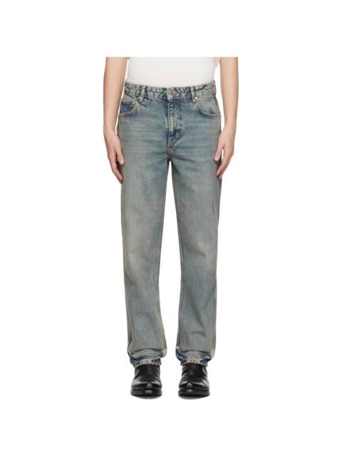 REPRESENT Blue R2 Straight Leg Jeans