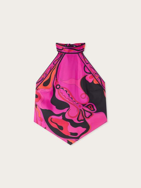 PUCCI ORCHIDEE PRINT SILK TOP