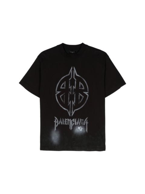 Metal BB cotton T-shirt