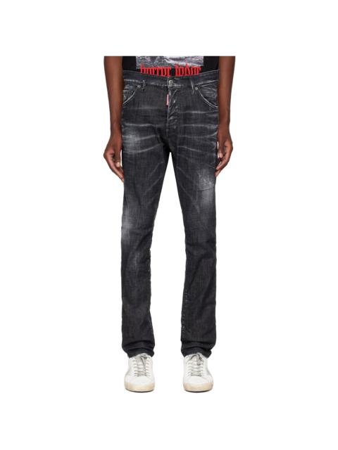 DSQUARED2 Black Easy Wash Cool Guy Jeans