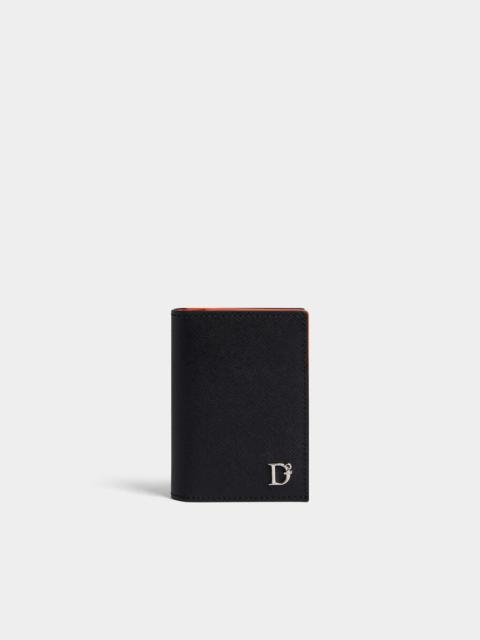 DSQUARED2 D2 STATEMENT BI-FOLD CREDIT CARD HOLDER