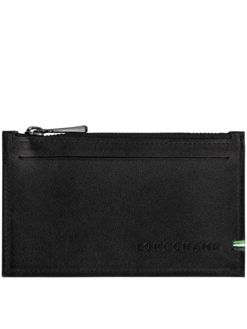 Longchamp Longchamp sur Seine Coin purse Black - Leather