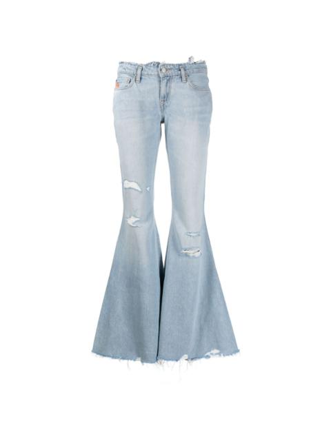 x Levi's low-rise flared jeans