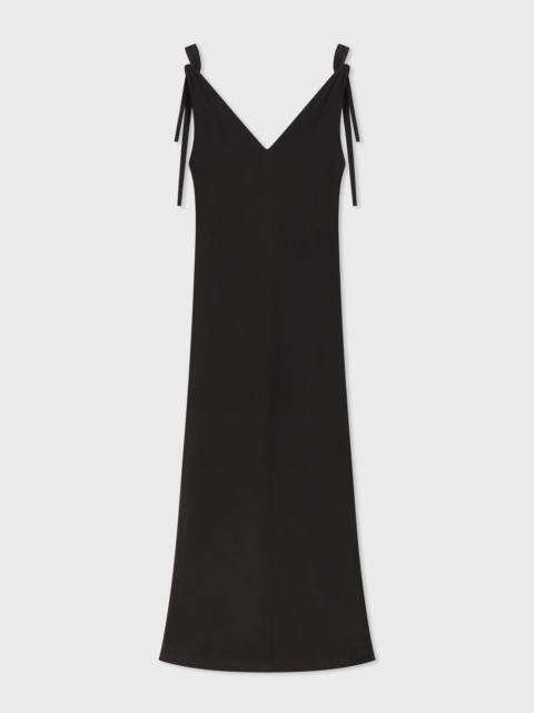 CO Pleated Slip Dress in Viscose Twill