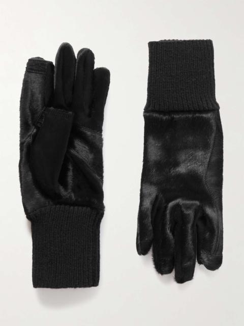 Rick Owens Calf Hair Gloves