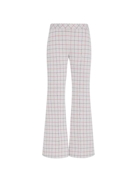 ROSETTA GETTY check-pattern trousers
