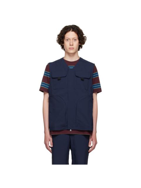 Wood Wood Blue Victor Vest