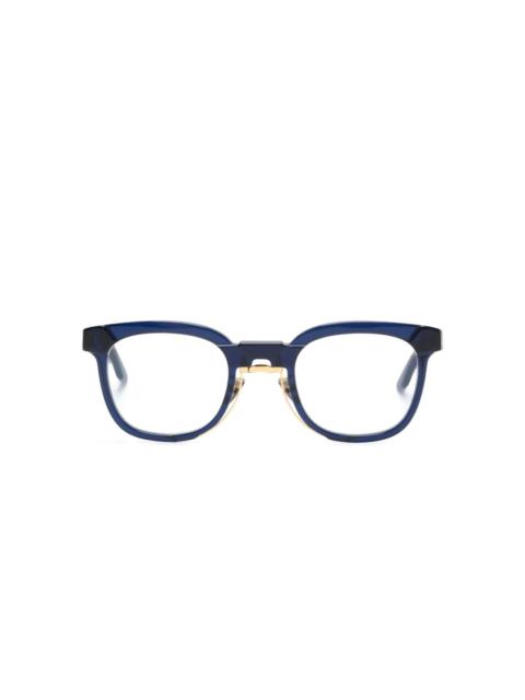 Kuboraum N14 square-frame glasses