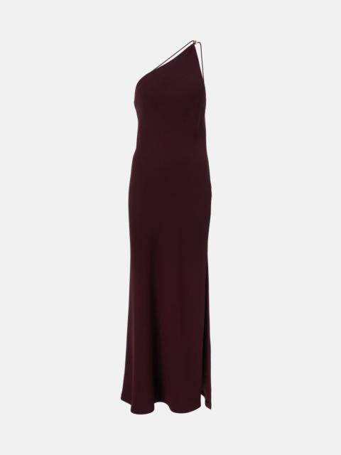 Vince One-shoulder crêpe maxi dress