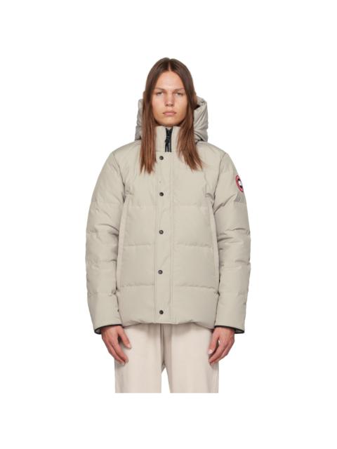 Canada Goose Beige Wyndham Down Jacket