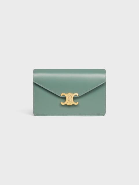 CELINE WALLET ON CHAIN MARGO in Shiny calfskin