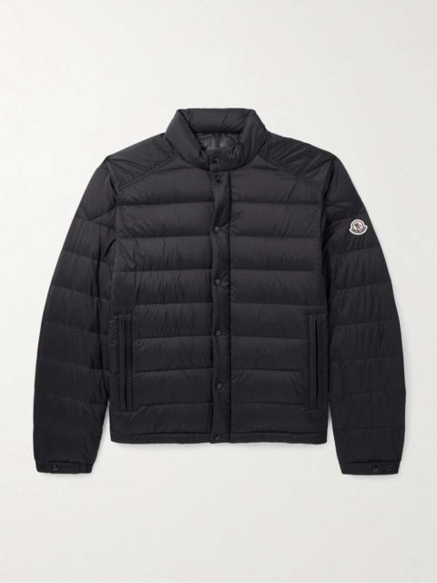 Slim-Fit Logo-Appliquéd Padded Shell Down Jacket