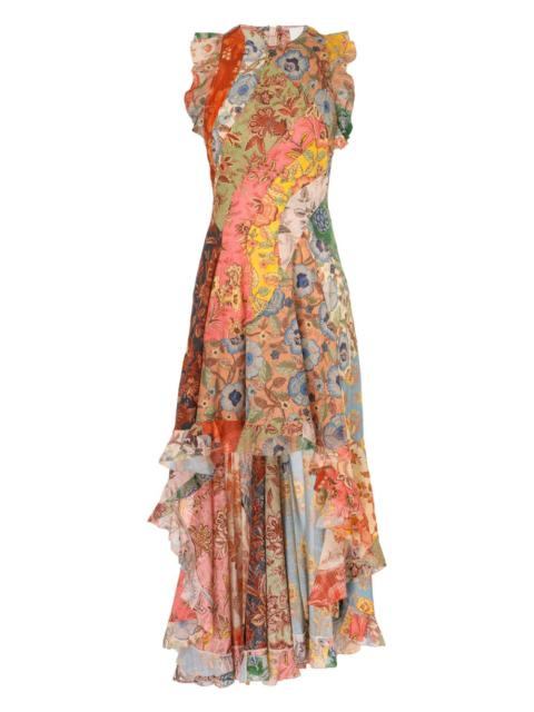 Zimmermann JUNIE RACER BACK MIDI DRESS
