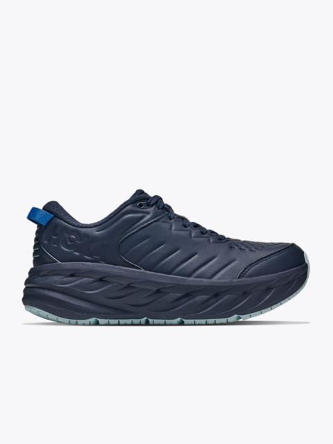 HOKA Women's Bondi SR Shoes in Varsity Navy/Glimmering Blue