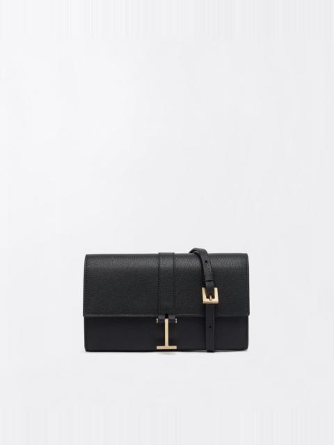TOM FORD GRAIN LEATHER KARA WALLET ON STRAP