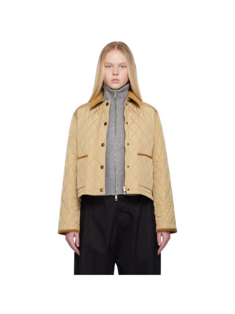 Burberry Tan Oldham Nylon Jacket