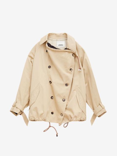 DUSIKA COTTON TRENCH COAT