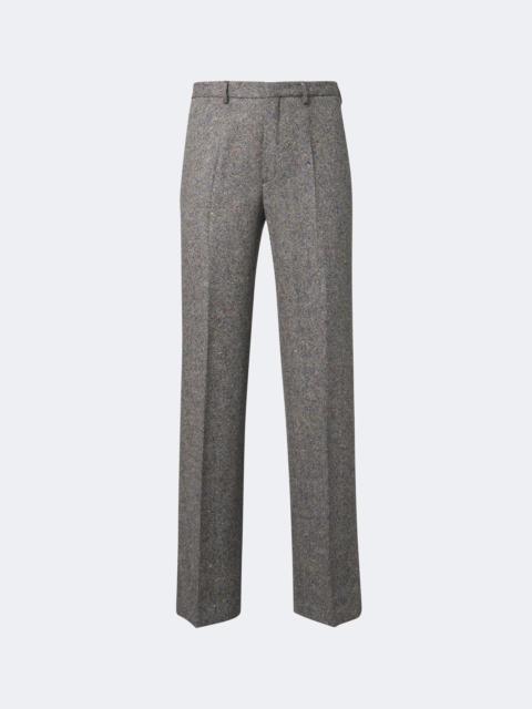 Dries Van Noten Checked wool straight pants