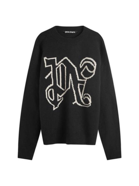 Palm Angels Palm Angels Monogram Knit Sweater