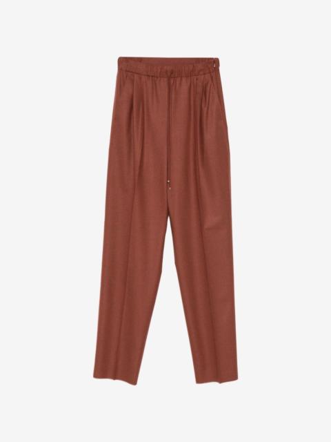 Max Mara drawstring straight-leg trousers