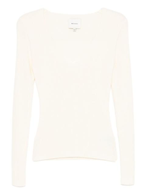 Reformation Valencia merino wool top