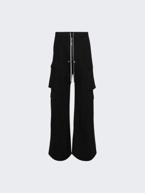 Rick Owens DRKSHDW Double Jumbo Belas Cargo  Pants Black