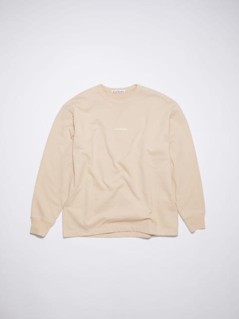 Acne Studios Logo sweater - Champagne beige