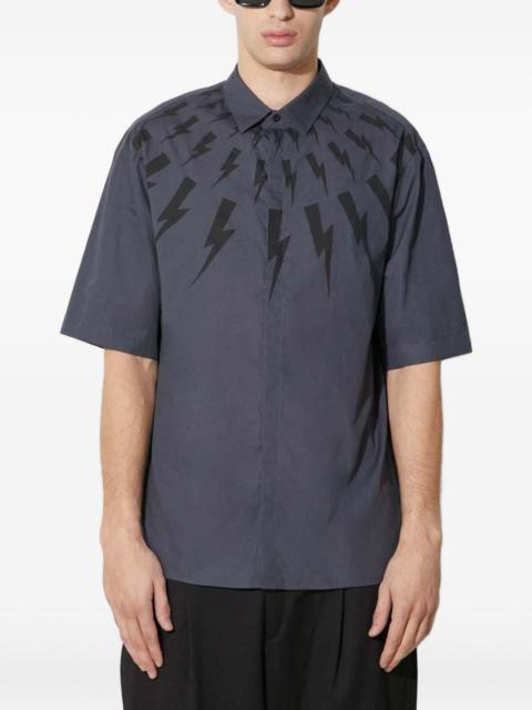Neil Barrett lightning bolt shirt