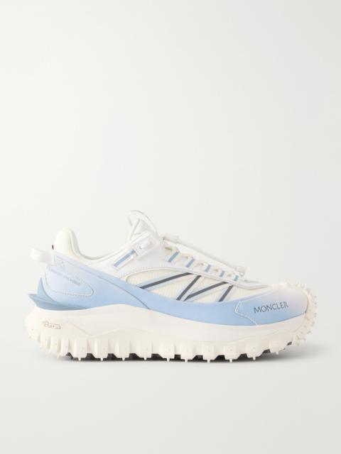 Moncler Trailgrip GTX Leather-Trimmed Mesh and Canvas Sneakers