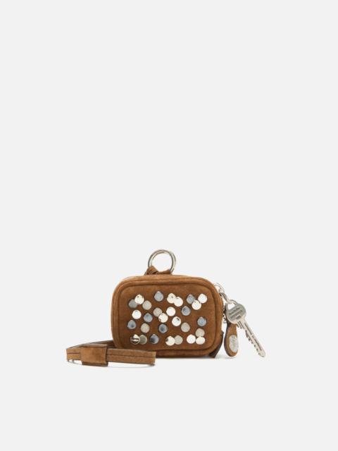 Acne Studios Camero Clip with Rivets - Cognac brown