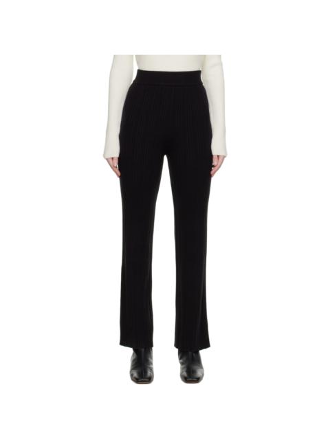 Black Flared Trousers