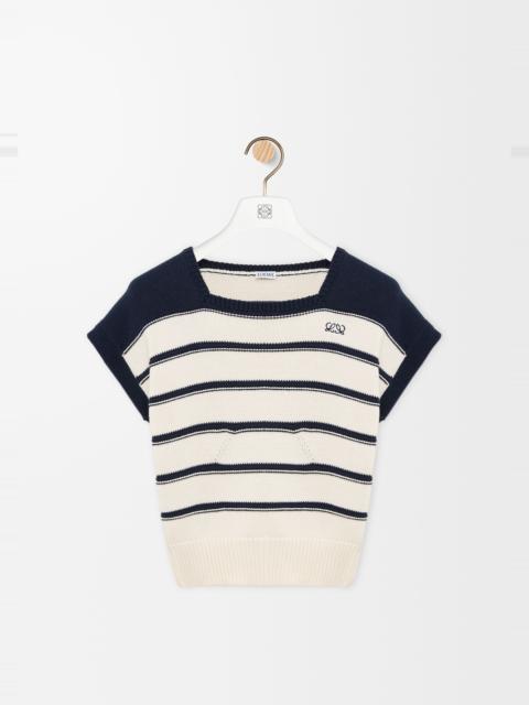 Loewe Sleeveless sweater in cotton and wool