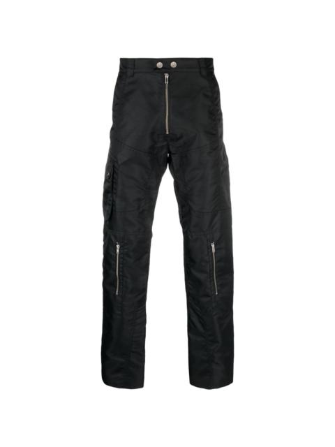 GmbH panelled biker trousers