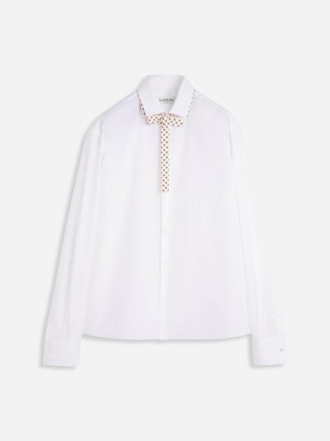 Lanvin BOXY SHIRT WITH DOUBLE COLLAR DETAIL