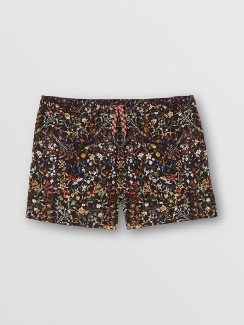 Burberry Floral Print Drawcord Swim Shorts