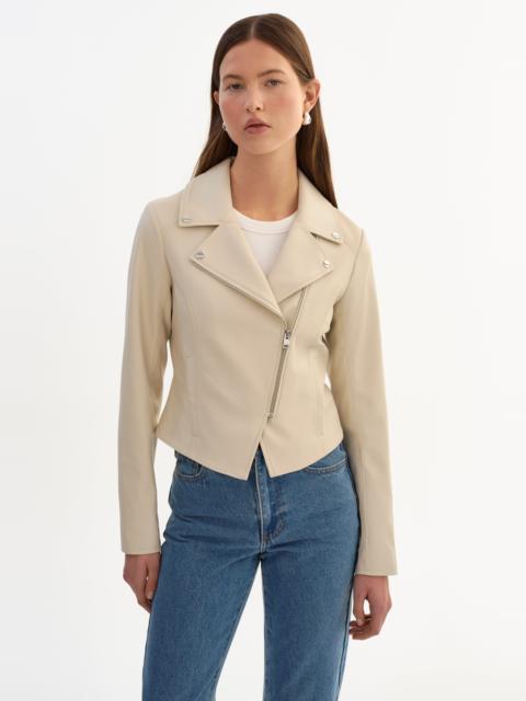 LAMARQUE PASCALE | Fitted Faux Leather Jacket