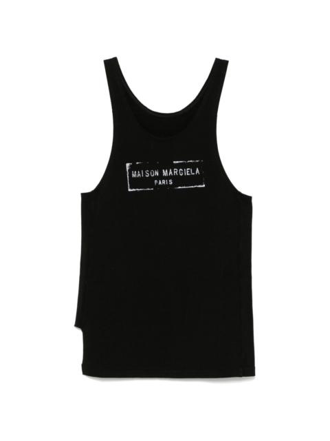 Maison Margiela printed tank top