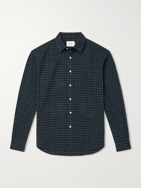 NN07 Deon 5465 Checked Organic Cotton-Flannel Shirt