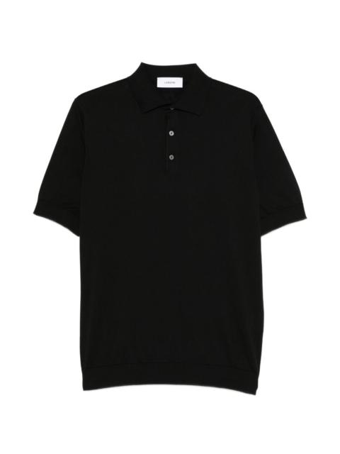 LARDINI button-fastening polo shirt