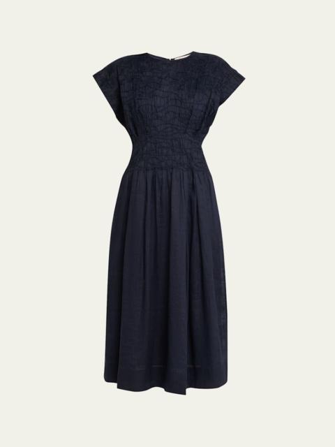 Sea Imogen Ramie Midi Dress