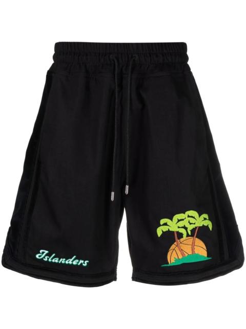 Just Don island print shorts