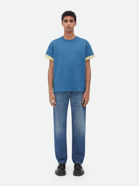 Bottega Veneta Relaxed Fit Double Layer Cotton T-Shirt