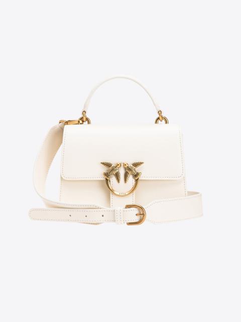 PINKO MINI LOVE BAG ONE TOP HANDLE LIGHT SIMPLY