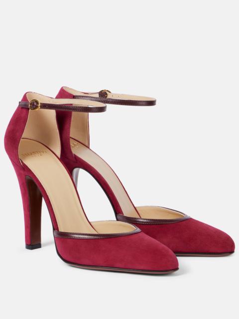 Hi Dolly 85 suede pumps