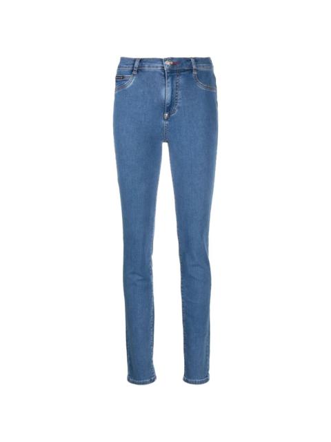 PHILIPP PLEIN high-waist skinny-cut jeans