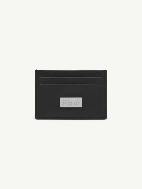 [MM6] Logo Card Holder - Black / ☆送料込☆ MM6 Maison Margiela Logo Card Holder Wallets, Card Holders