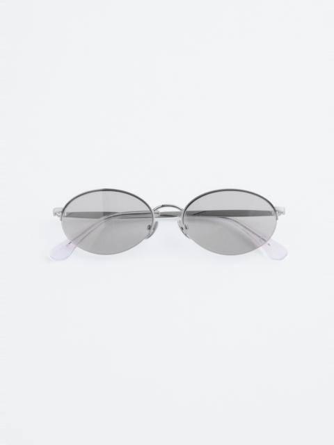 & Other Stories Round Wire-Frame Sunglasses