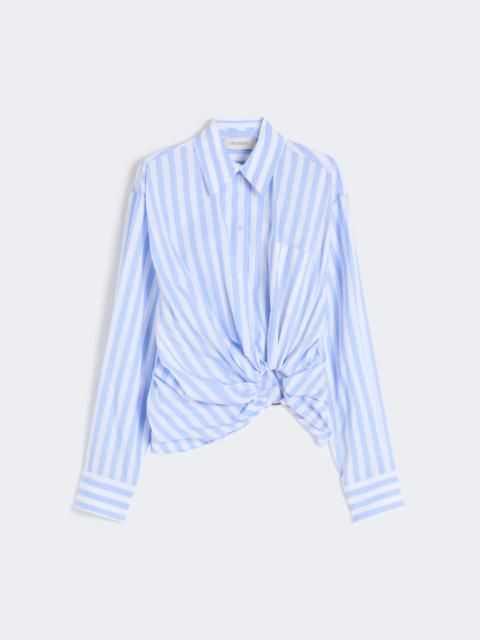 Sportmax Striped poplin shirt - LIGHT BLUE